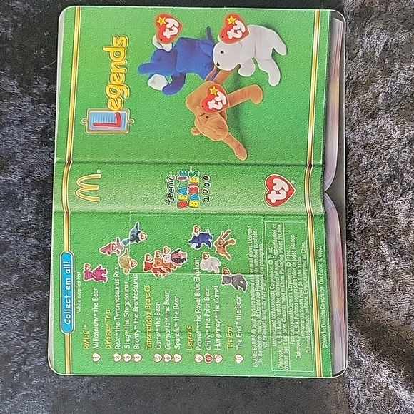 TY 2000 McDonald's Teenie Beanie Legends Chilly the Polar Bear - Picture 4 of 6